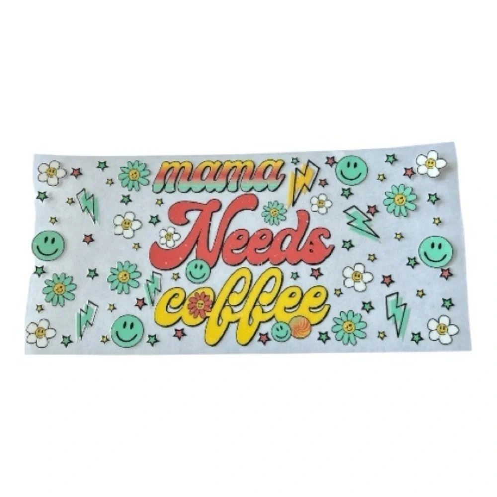 Mama Needs Coffee Cup Decal (48)